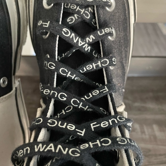 Converse Black and White Chuck Taylor Sneakers - Picture 4 of 6